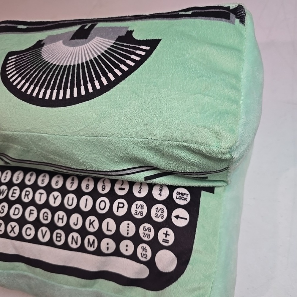 Teal Typewriter Plush Dan Dee Stuffed Toy Collectible Dandee - Picture 3 of 12
